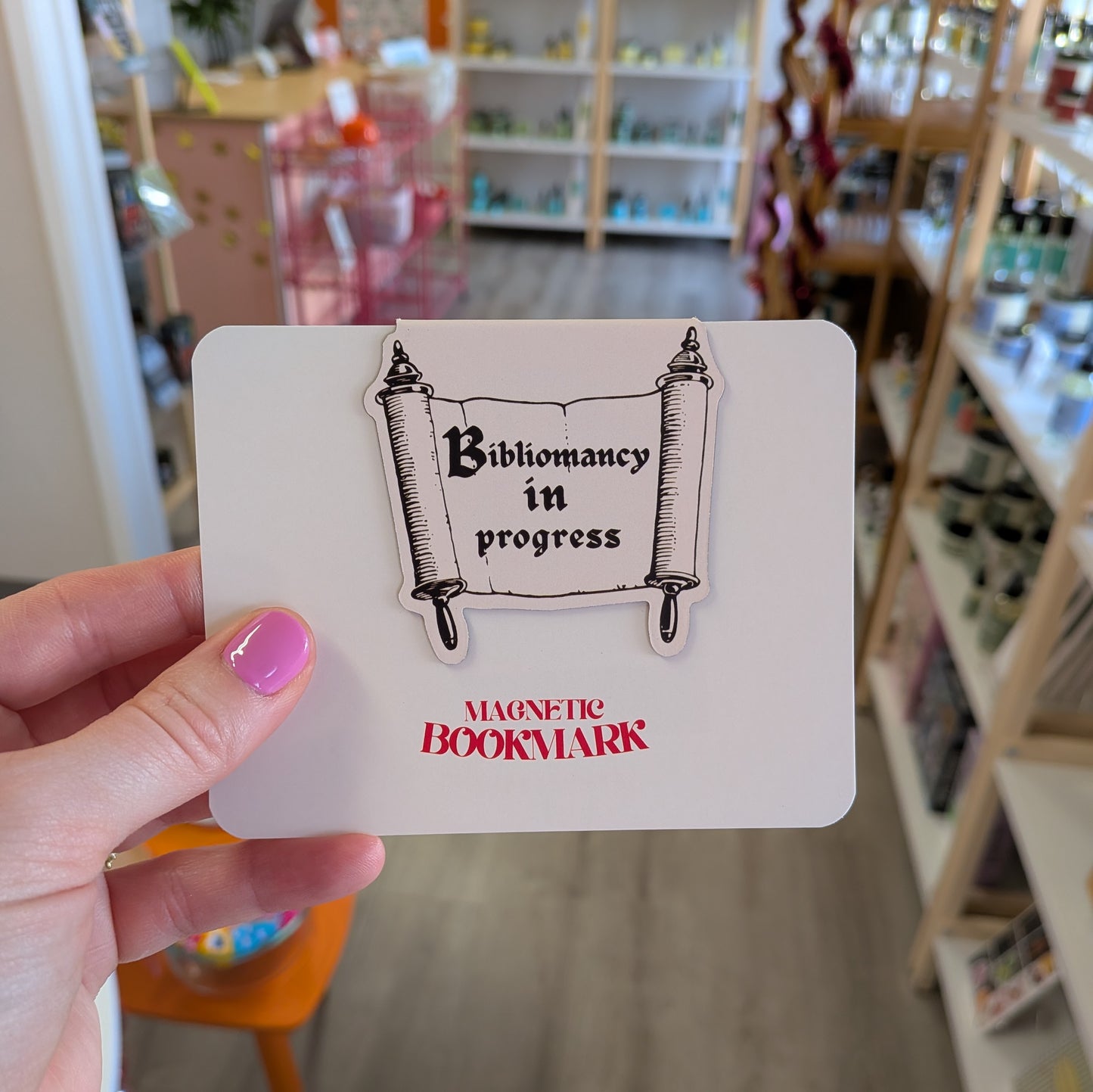Bibliomancy Magnetic Bookmark