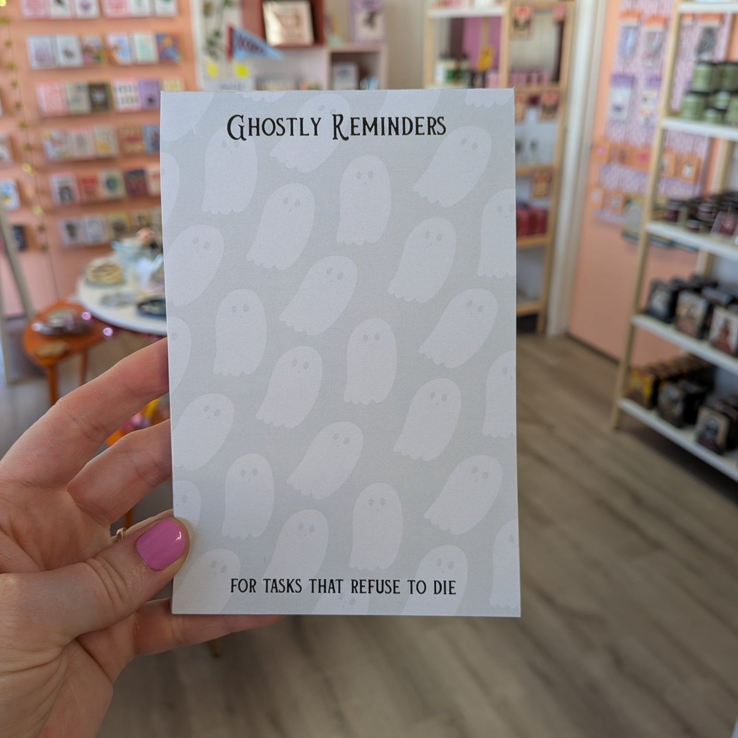 Ghostly Reminders Notepad