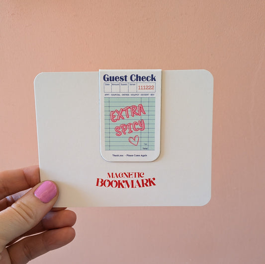 Extra Spicy Magnetic Bookmark