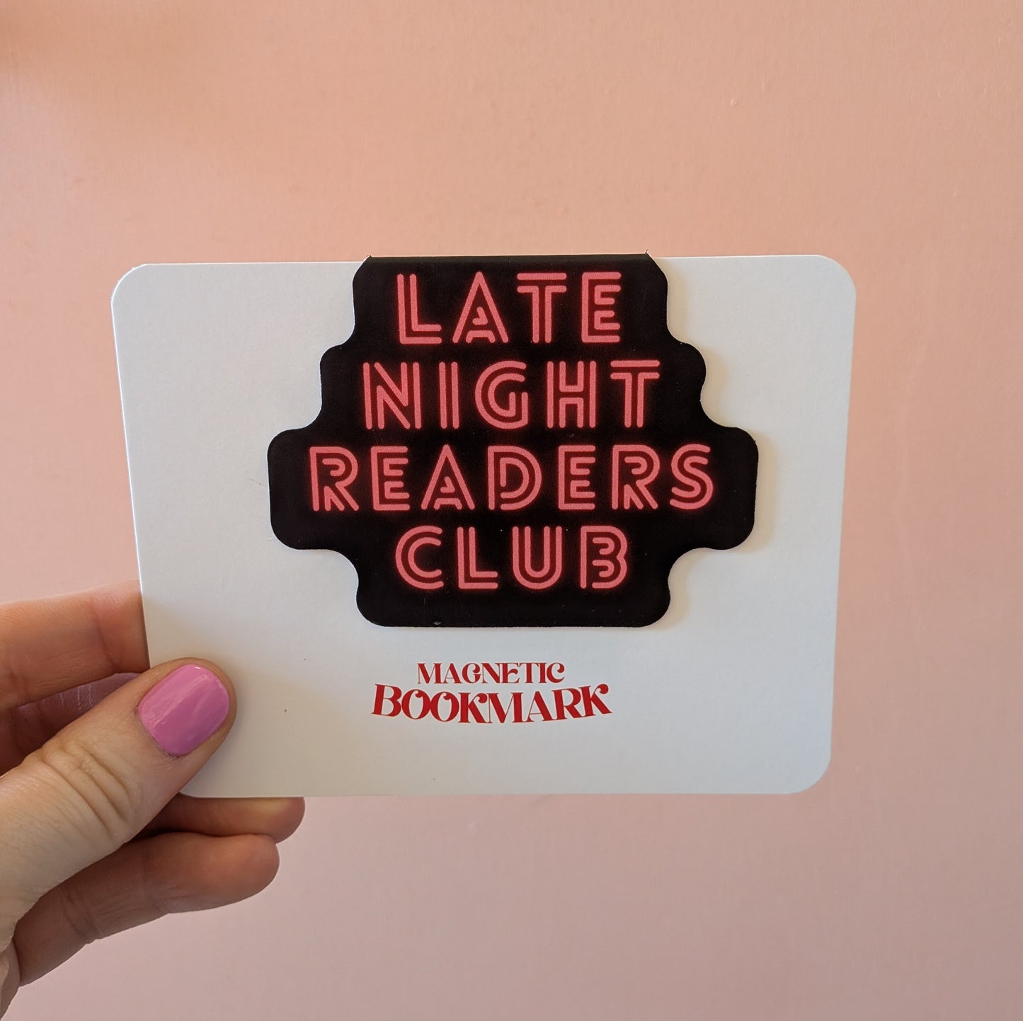 Late Night Readers Club Magnetic Bookmark
