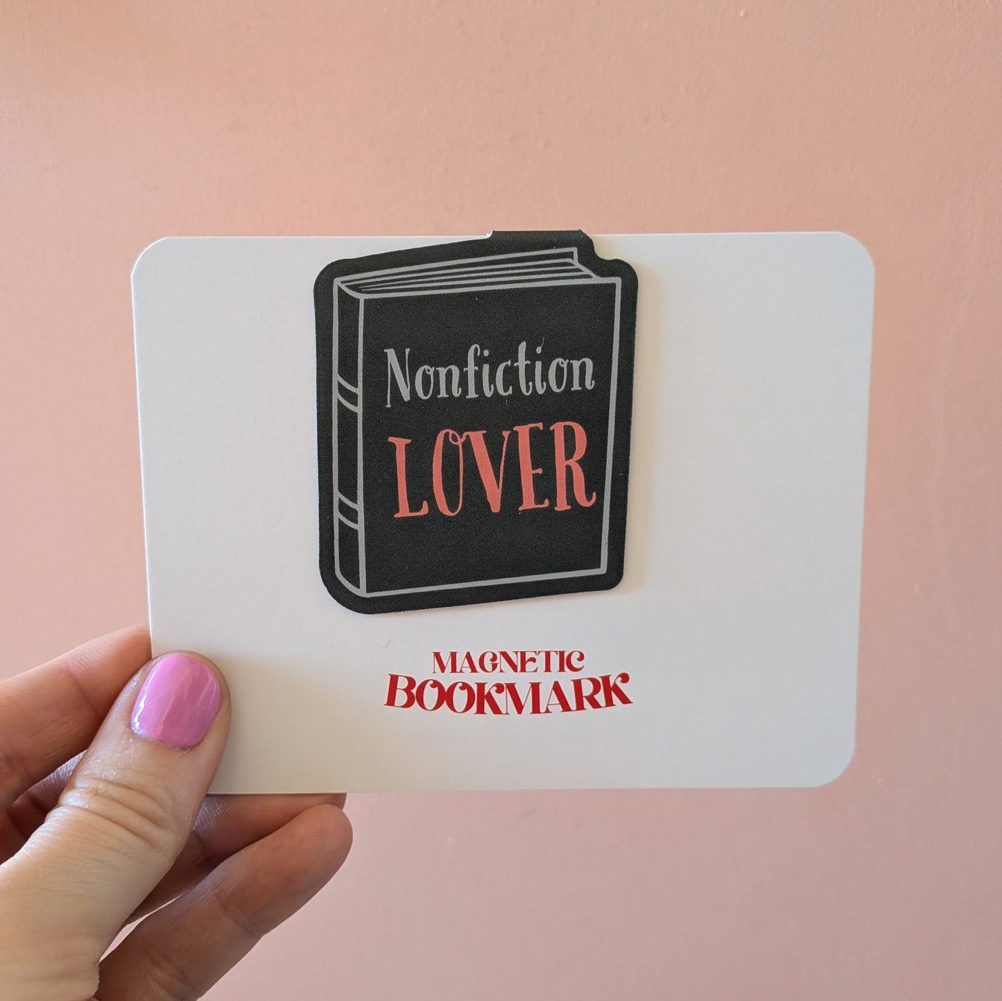 Nonfiction Lover Magnetic Bookmark