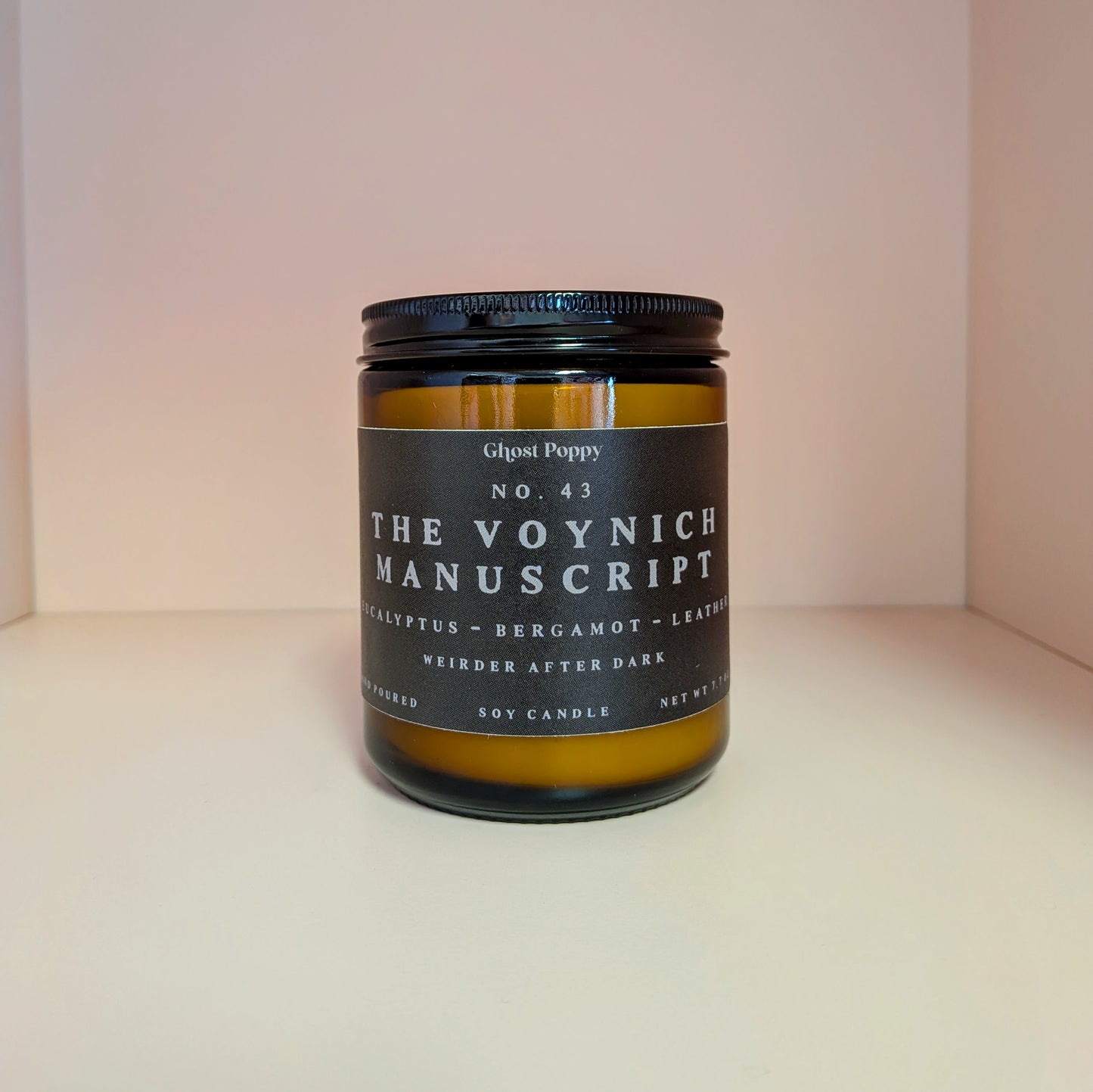 The Voynich Manuscript Candle