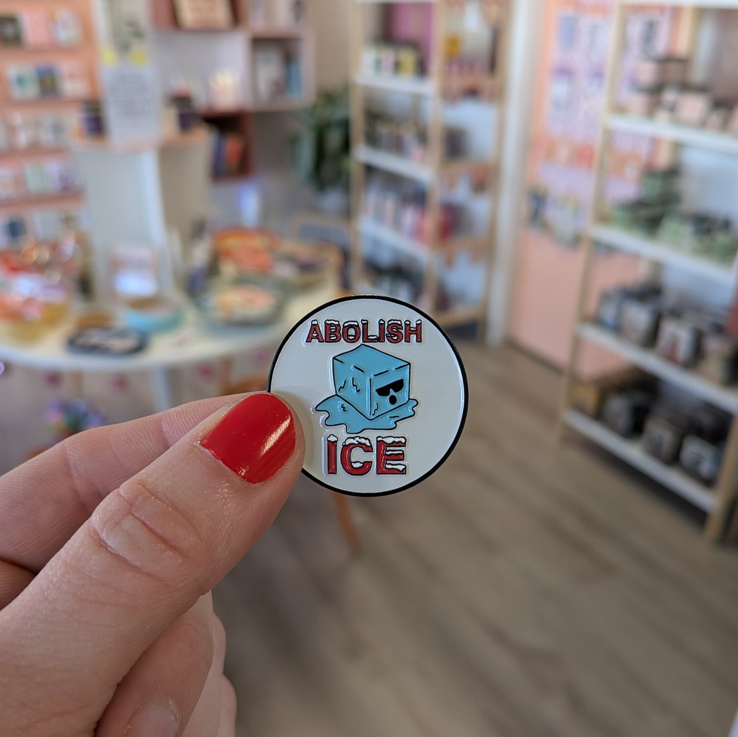 Abolish Ice Enamel Pin
