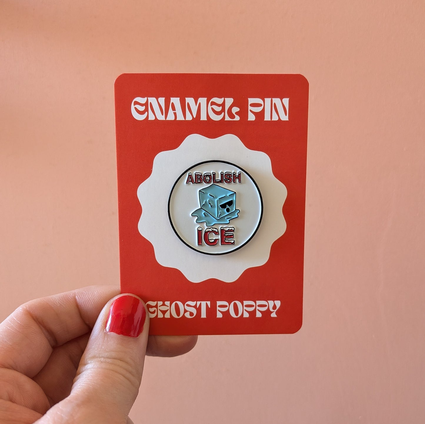 Abolish Ice Enamel Pin