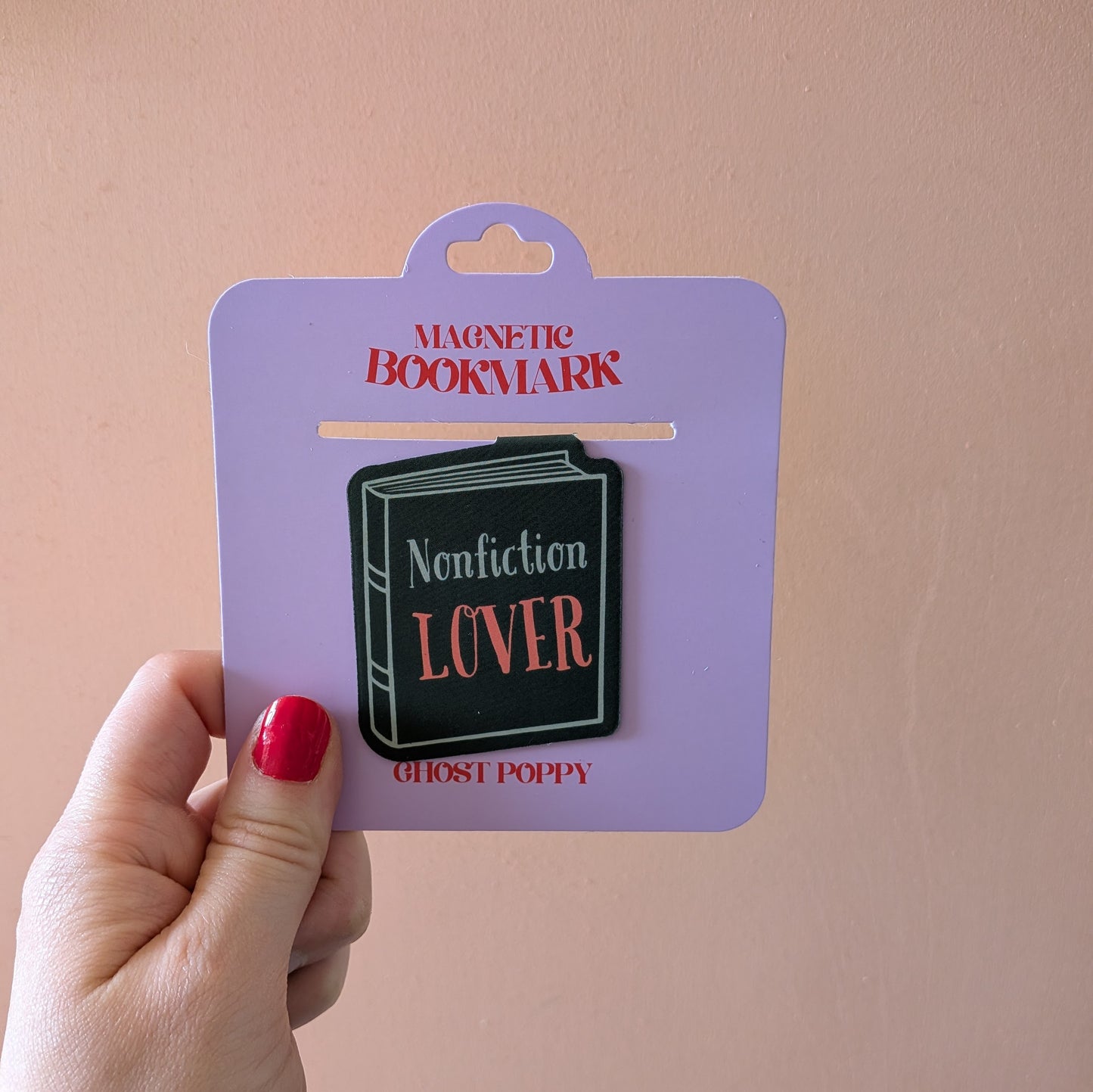 Nonfiction Lover Magnetic Bookmark