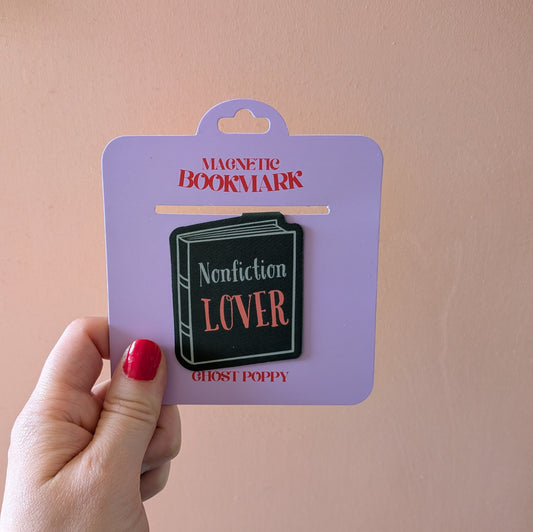 Nonfiction Lover Magnetic Bookmark