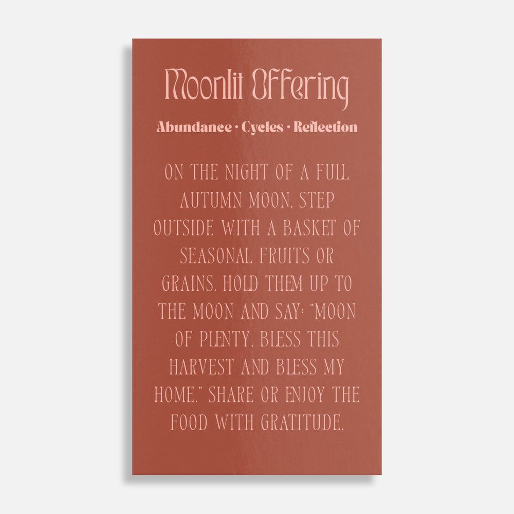 Autumn Spell Cards