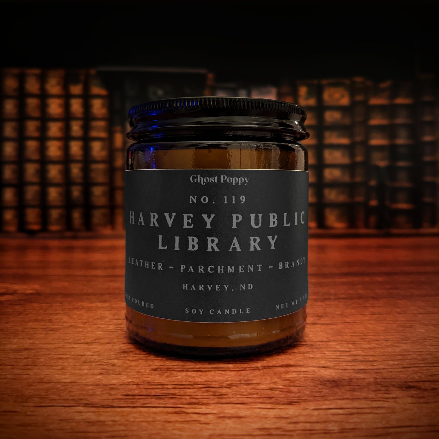 Harvey Public Library Candle