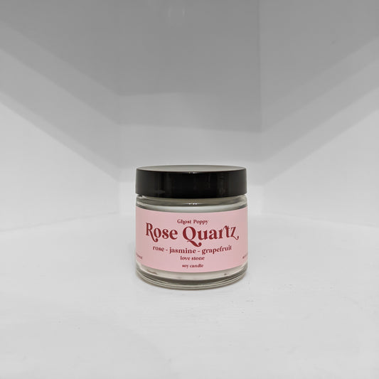 Rose Quartz Mini Candle