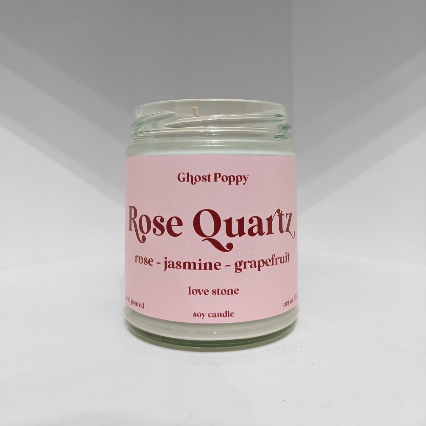 Rose Quartz Candle