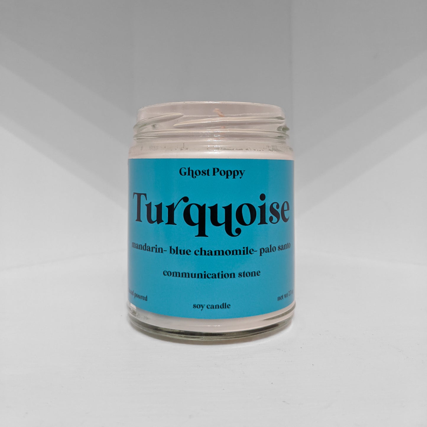 Turquoise Candle