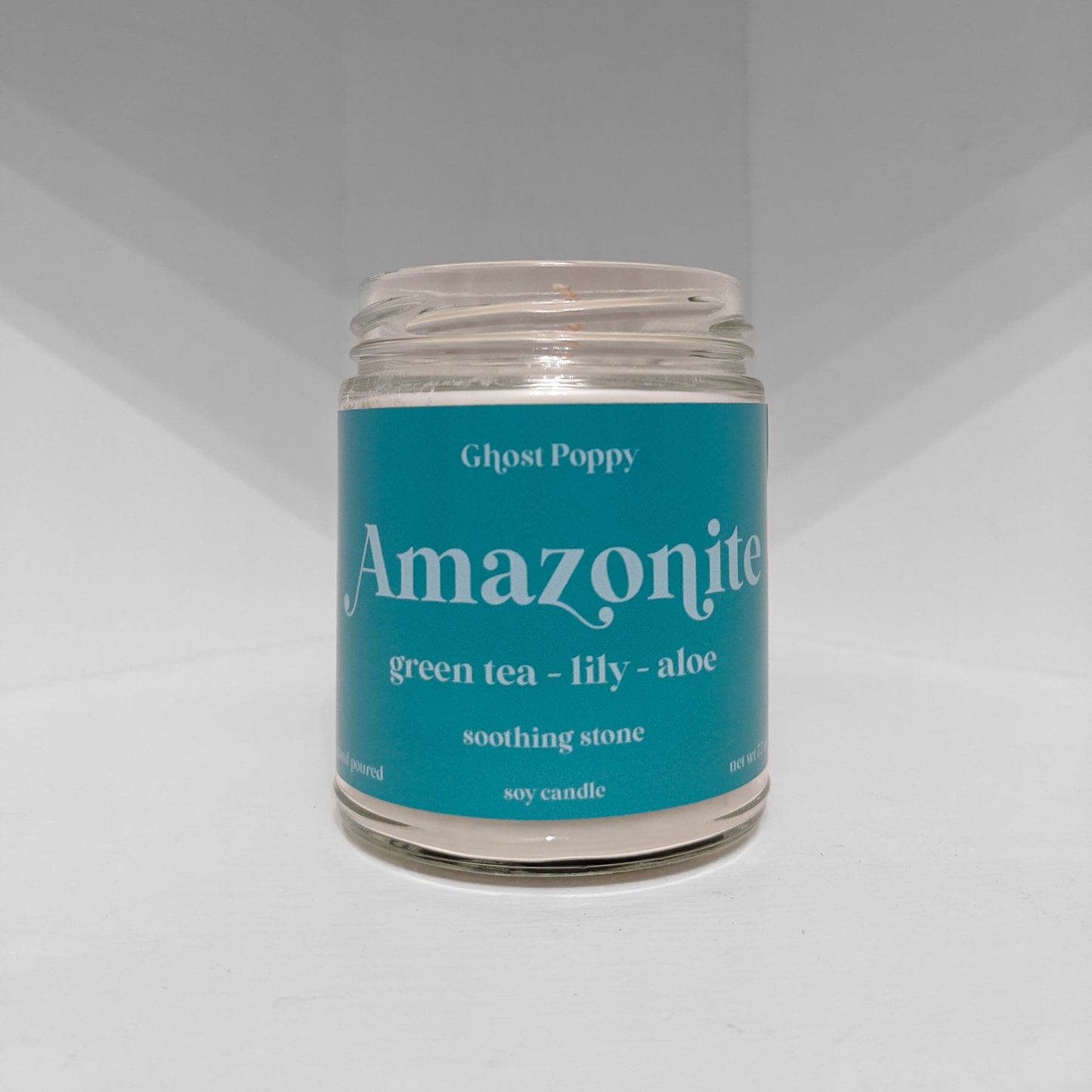 Amazonite Candle