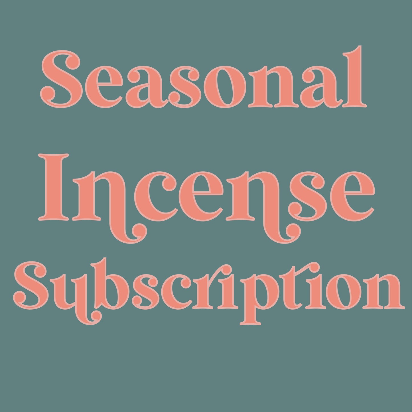 Incense Seasonal Subscription Box