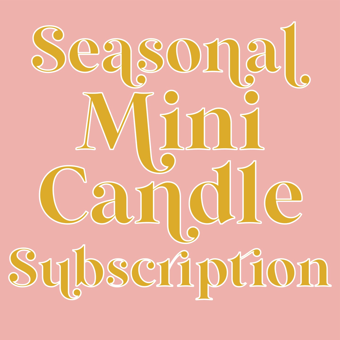Mini Candle Seasonal Subscription Box